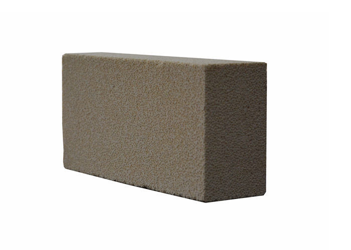 การหักเหของแสงสูง 1580C 1770C อิฐทนไฟสีขาวน้ำหนักเบาฉนวน Mullite Firebrick